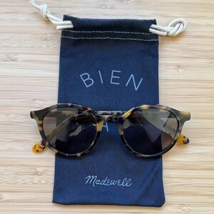 Madewell Tortoise Shell Rounded Sunglasses